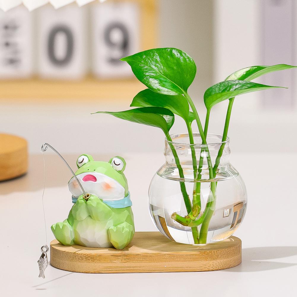 Propagation Station Vase - 귀여운 레진 피규어 미니 식물 번식