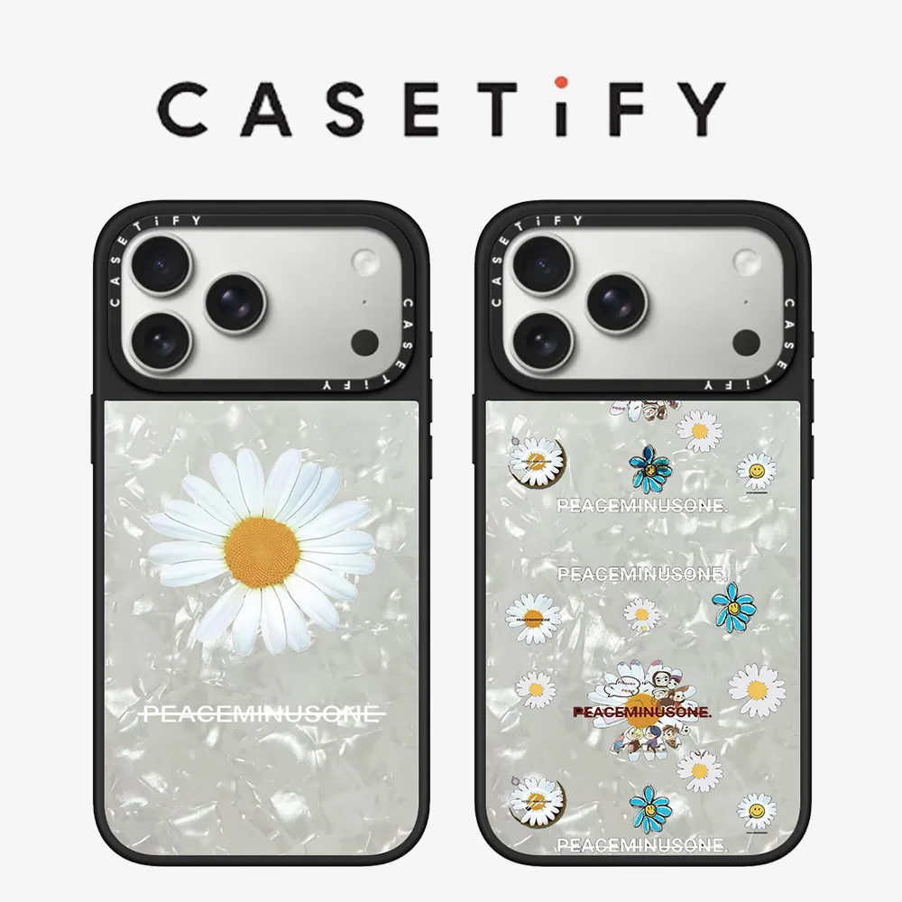 Peat Pellet Tray - CASETiFY PEACEMINUSONE 데이지 시리즈 아이폰 13
