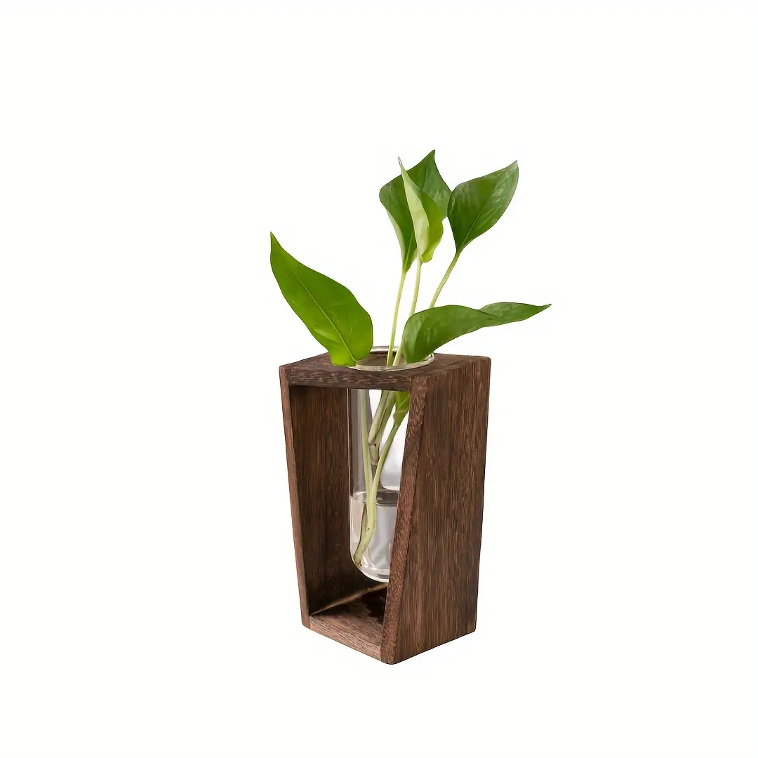 Propagation Station Vase - 모던 우드 번식용 화병 - 가정
