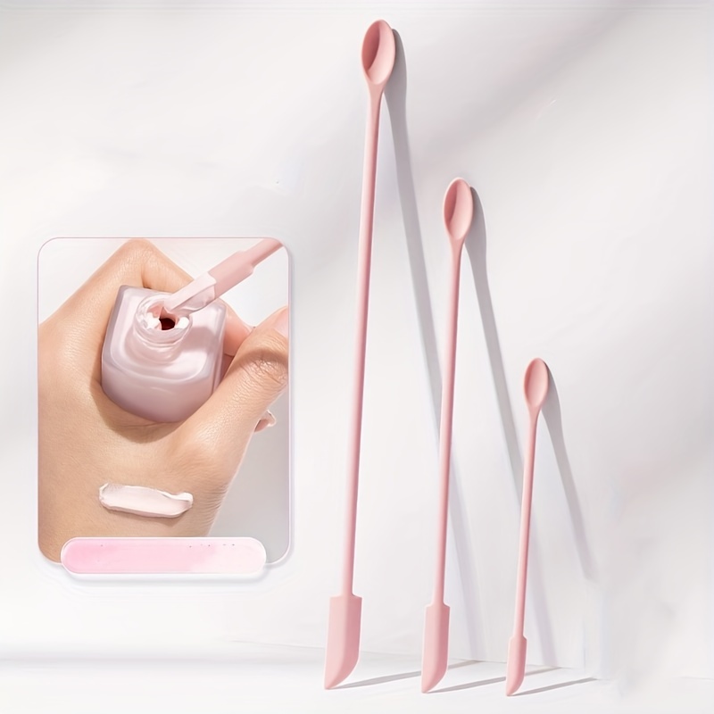 Misting Bottle Fine - 화장품용 실리콘 양면 스푼 3개: 무취,