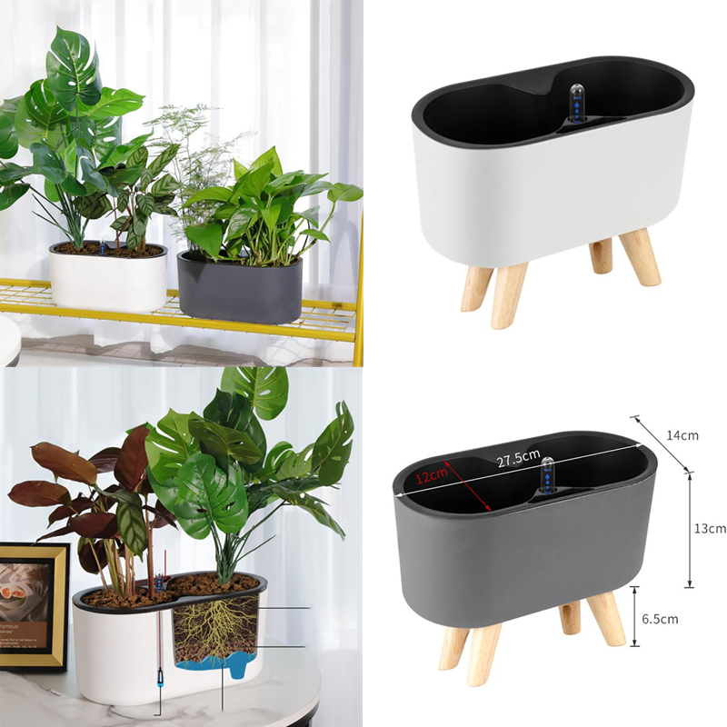 Self Watering Insert - 실내 식물 나무 다리 꽃 용기,
