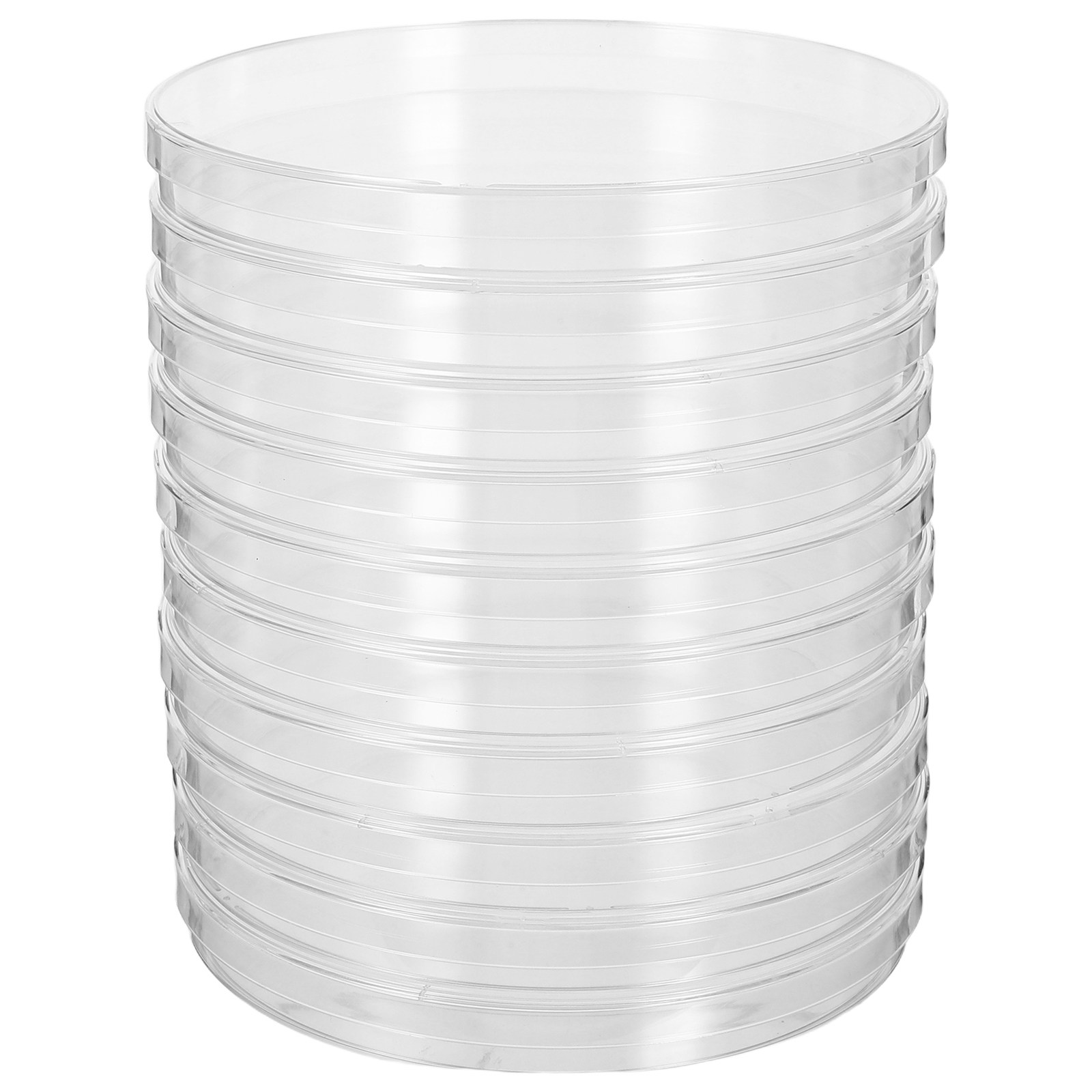 Agar Tissue Culture - 10Pcs 실험실 페트리 접시 투명 플라스틱