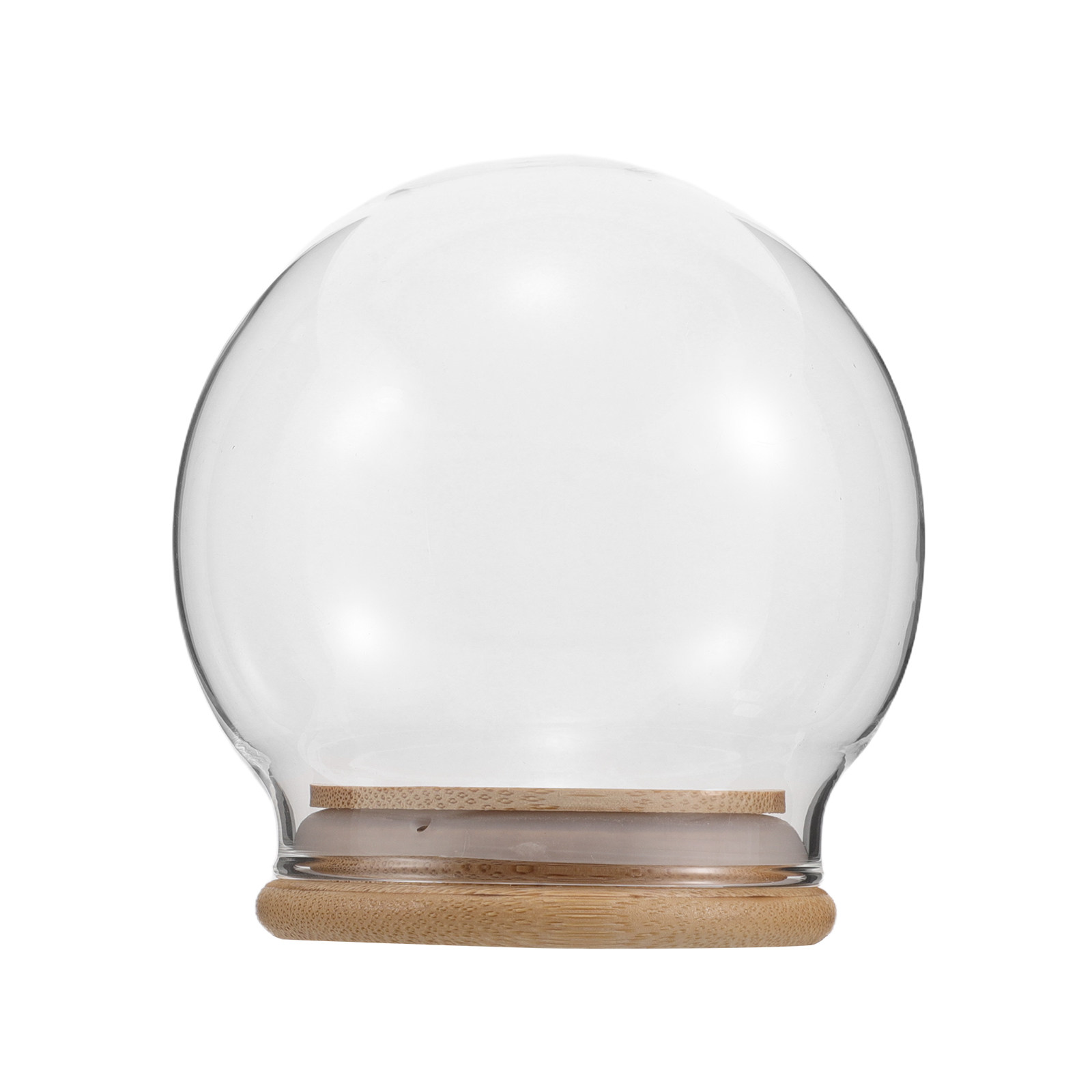 유리 돔 디스플레이 8.5cm 투명, 나무 받침대 포함 - Plastic Dome Clear 리뷰 및 가격