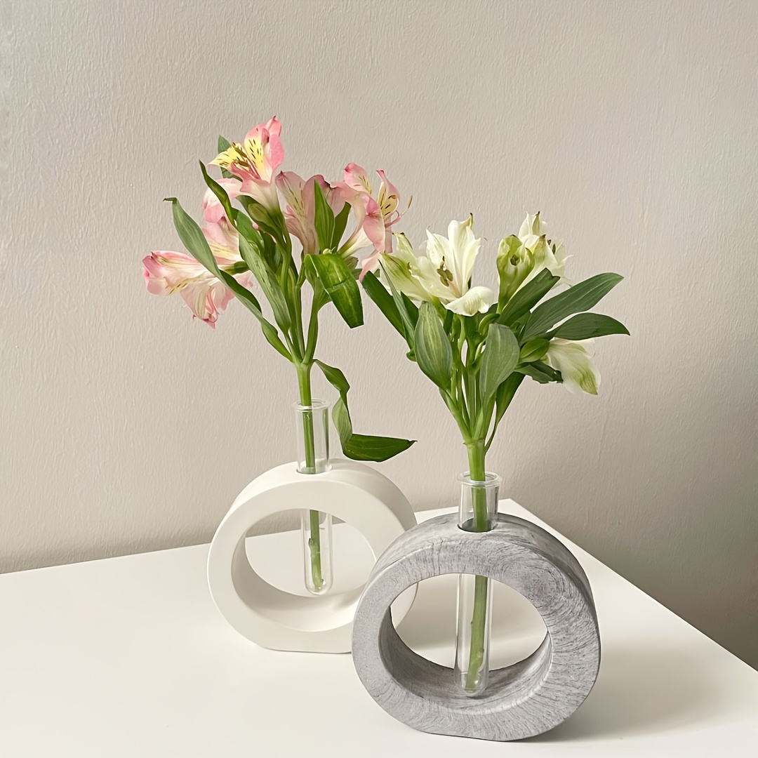 4PCS 꽃병 실리콘 금형 크리스탈 에폭시 수지 수경  - Propagation Station Vase 리뷰 및 가격