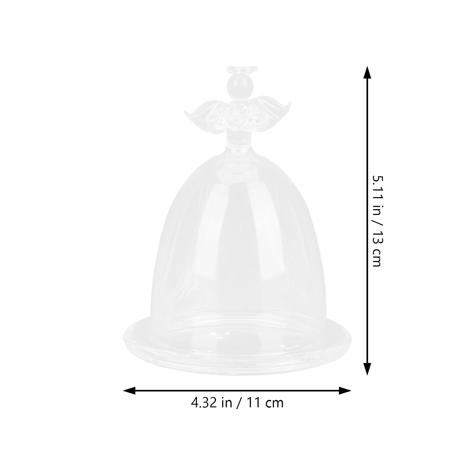 프리저브드 플라워용 엔젤 클리어 디스플레이 돔, 유리  - Plastic Dome Clear 리뷰 및 가격