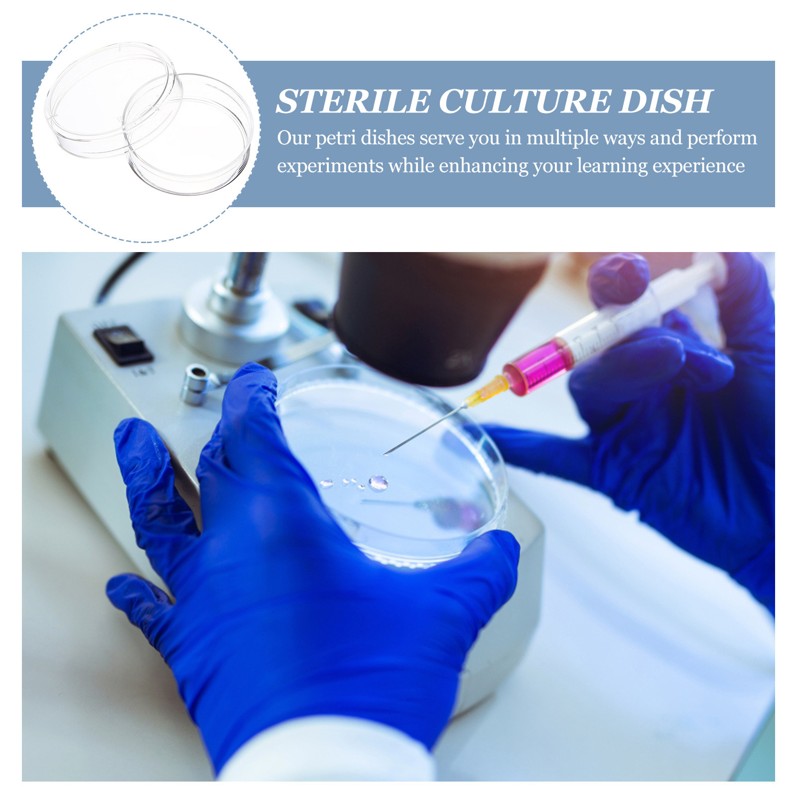 30Pcs 페트리 접시 투명 플라스틱 실험실 배양 접시 - Agar Tissue Culture 리뷰 및 가격