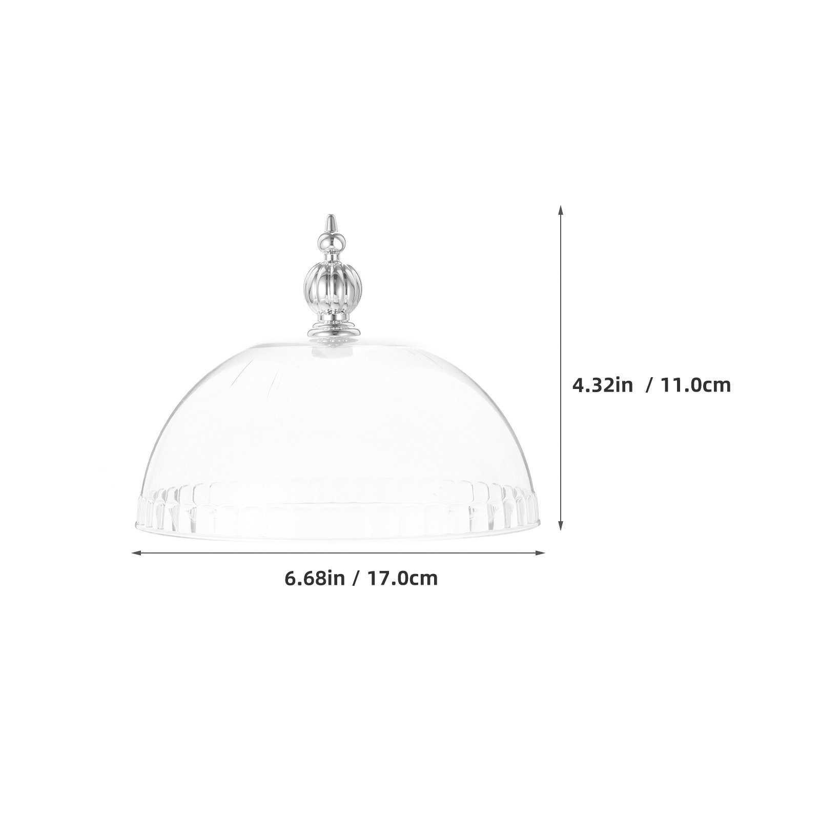 투명 플라스틱 케이크 돔 커버 6.8인치 내열 투명 덮 - Plastic Dome Clear 리뷰 및 가격