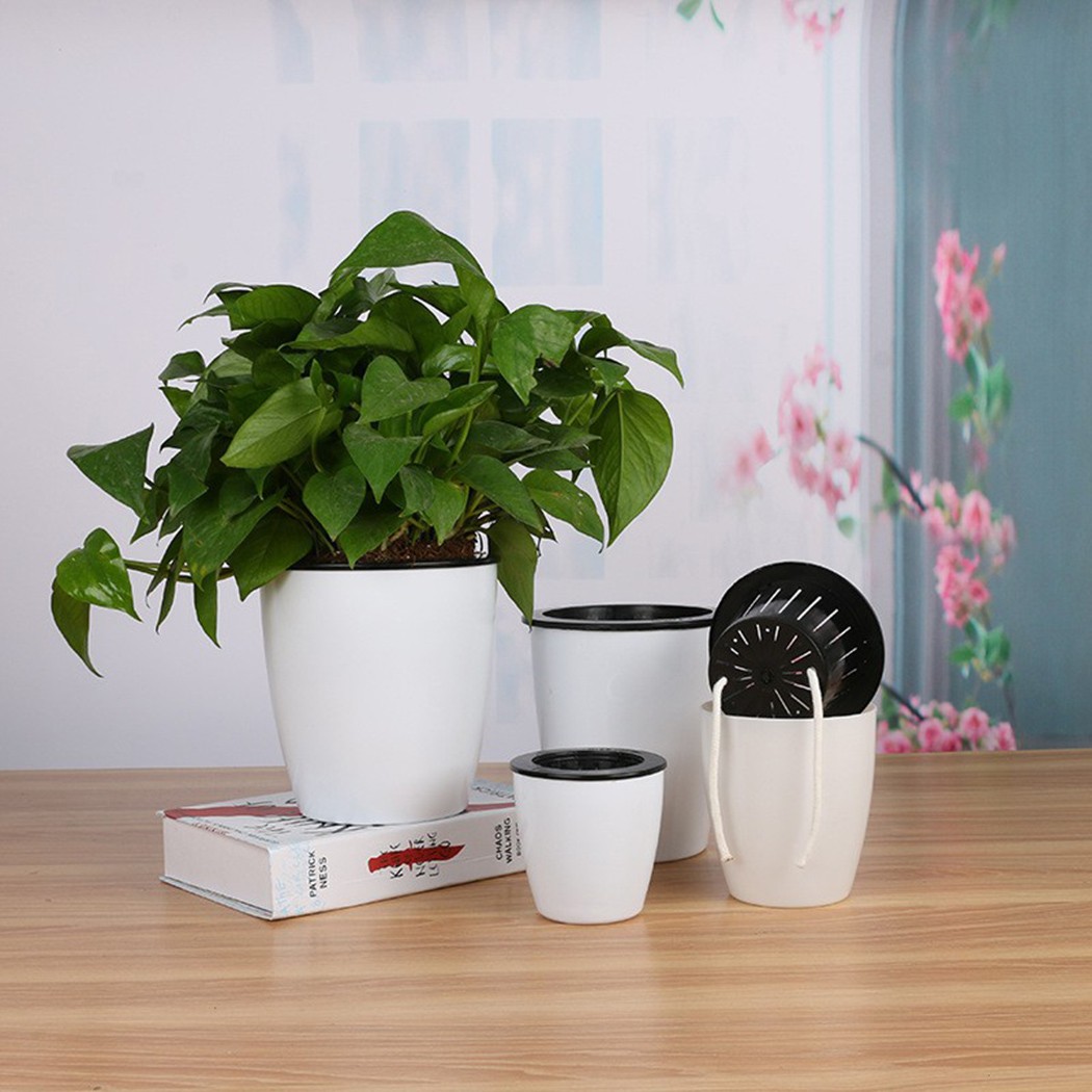 자동 급수 꽃 식물 화분, 레이지 화분, 모조 도자기, - Self Watering Insert 리뷰 및 가격